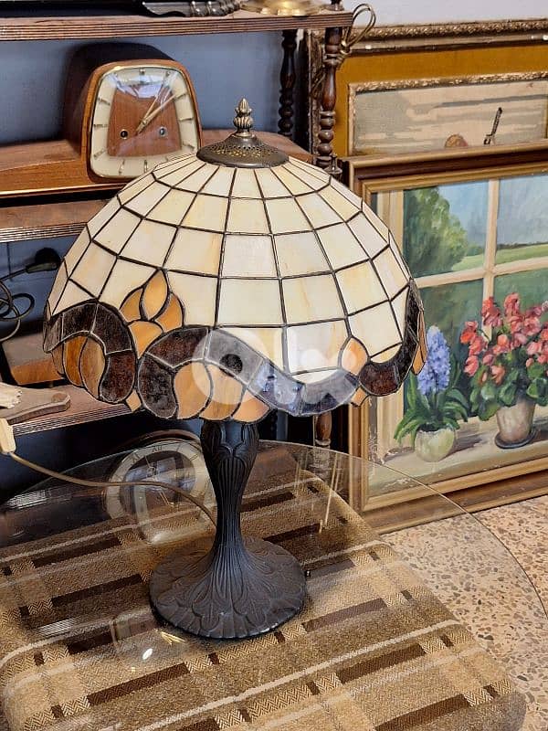 antique european tiffany lamp 6
