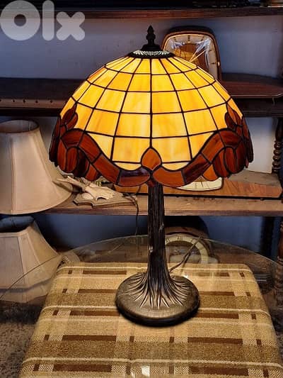 antique tiffany european lamp