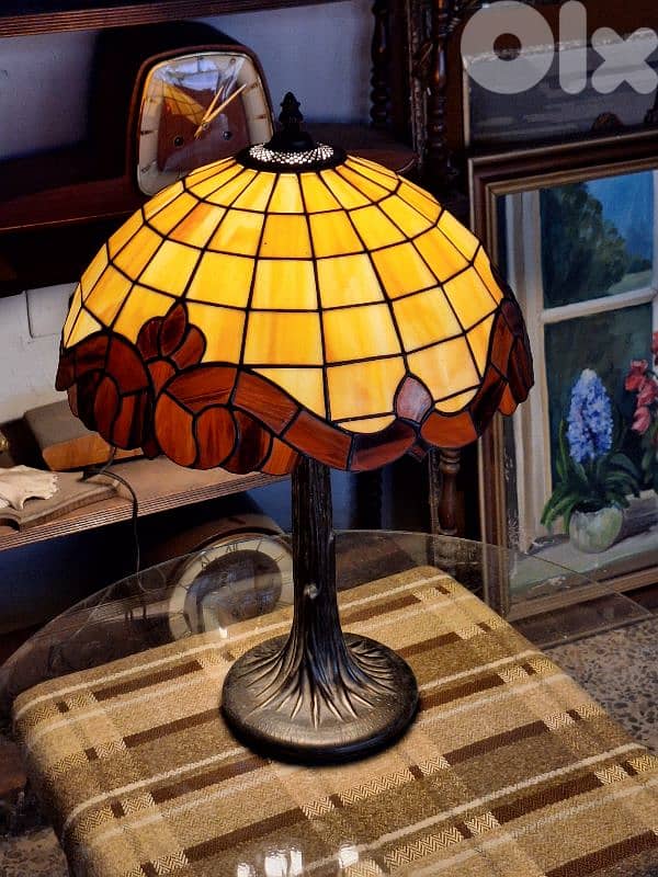 antique tiffany european lamp 4