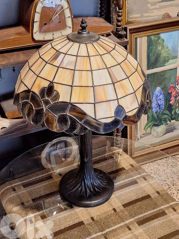 antique tiffany european lamp 5