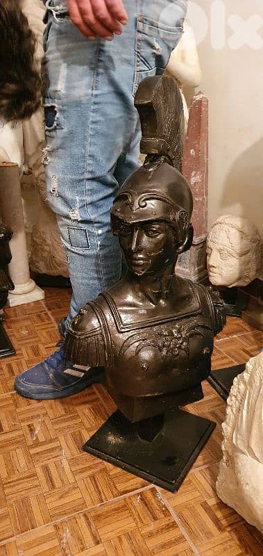 Bronze statue bust 75cm 4