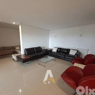 300 sqm Fully Furnished Apartment With Pool Access in BROUMMANA