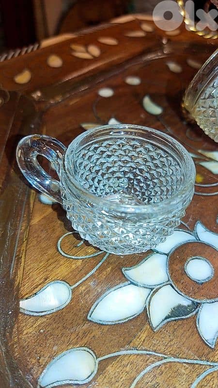 Antique Crystal Night Service Set – Baccarat Serpentine Model 2