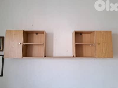 Bookshelf /رف مع درفتين