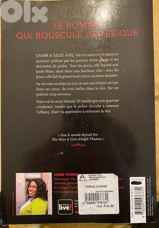 la haine qu’on donne 1