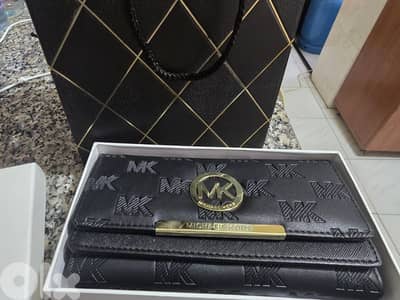 Michael Kors black leather wallet