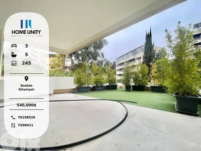 brand new apartment with terrace for sale in baabda - rihaniyeh