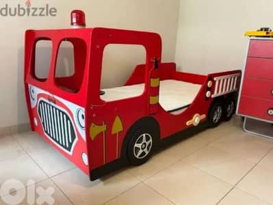 Fire Engine Bed + New Mattress