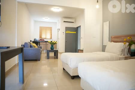 Queen Furnished Studio for Rent – Serviced Apartment – Beirut