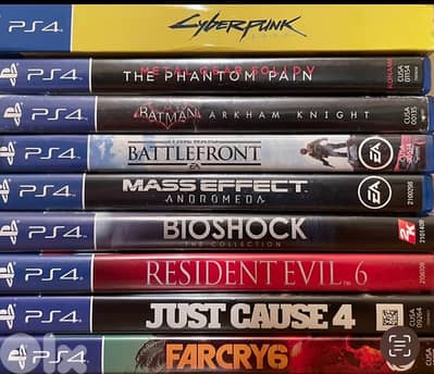 Ps4 video games for sale 110$ negotiable