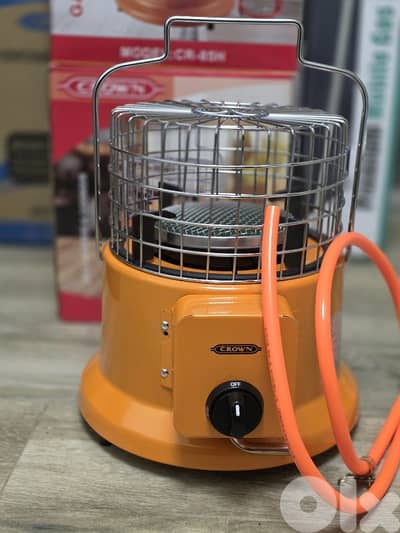 gas heater & cooker Crown دفاية غاز مميزة وفعالة