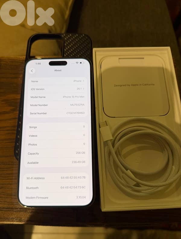 iphone 15 pro max 256gb 5