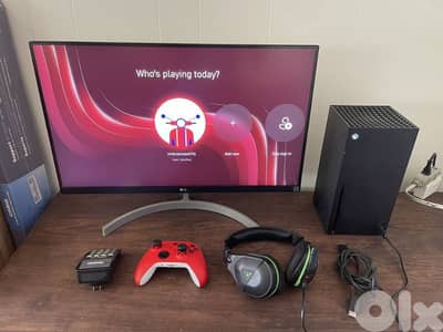 xbox series x gaming setup