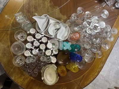 mixed glassware for 100$
