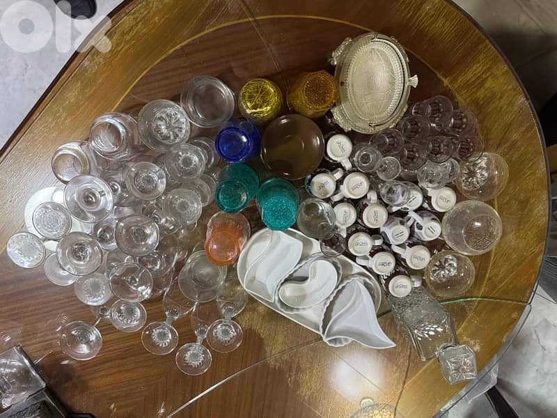 mixed glassware for 100$ 2