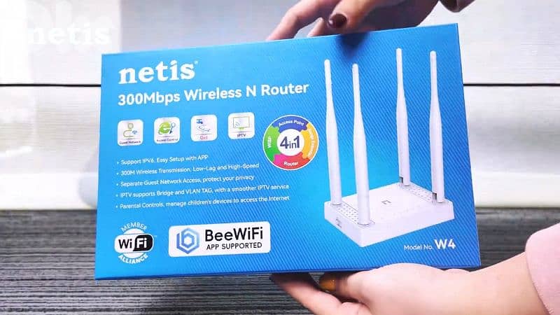 ONLY 16$ | Netis W4 N300 WI-FI Router 1