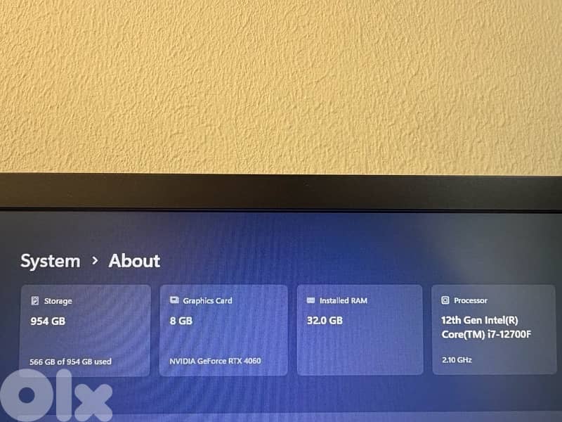 Full Gaming Pc (used like new) 2