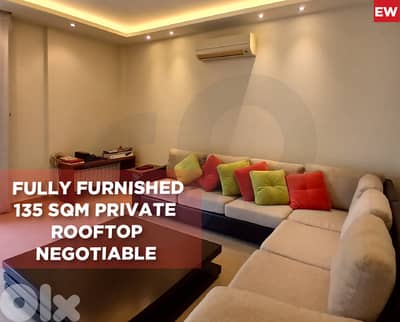 FULLY FURNISHED-PRIVATE ROOFTOP IN ADONIS / ادونيس REF#EW131737