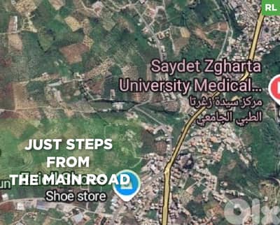 Land Just steps from the main road In Zgharta /زغرتا REF#RL131738