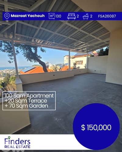 Apartment for Sale in Mazraat Yachouh! !شقة للبيع في مزرعة يشوع