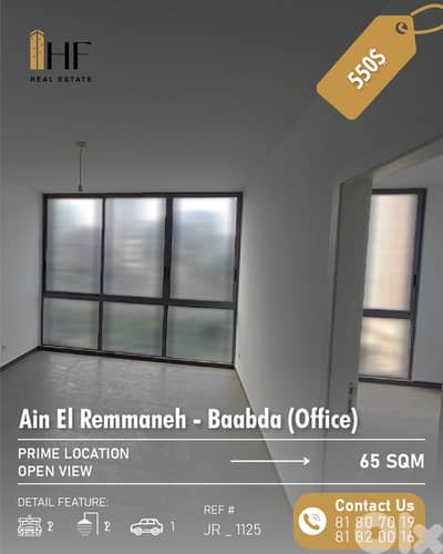 Office for Rent – Ain El Remmaneh - مكتب للإيجار – عين الرمانة