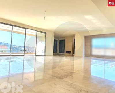 Huge terrace/heating system/Elevator/Ac/Rabieh/الرابية ! REF#OU131753