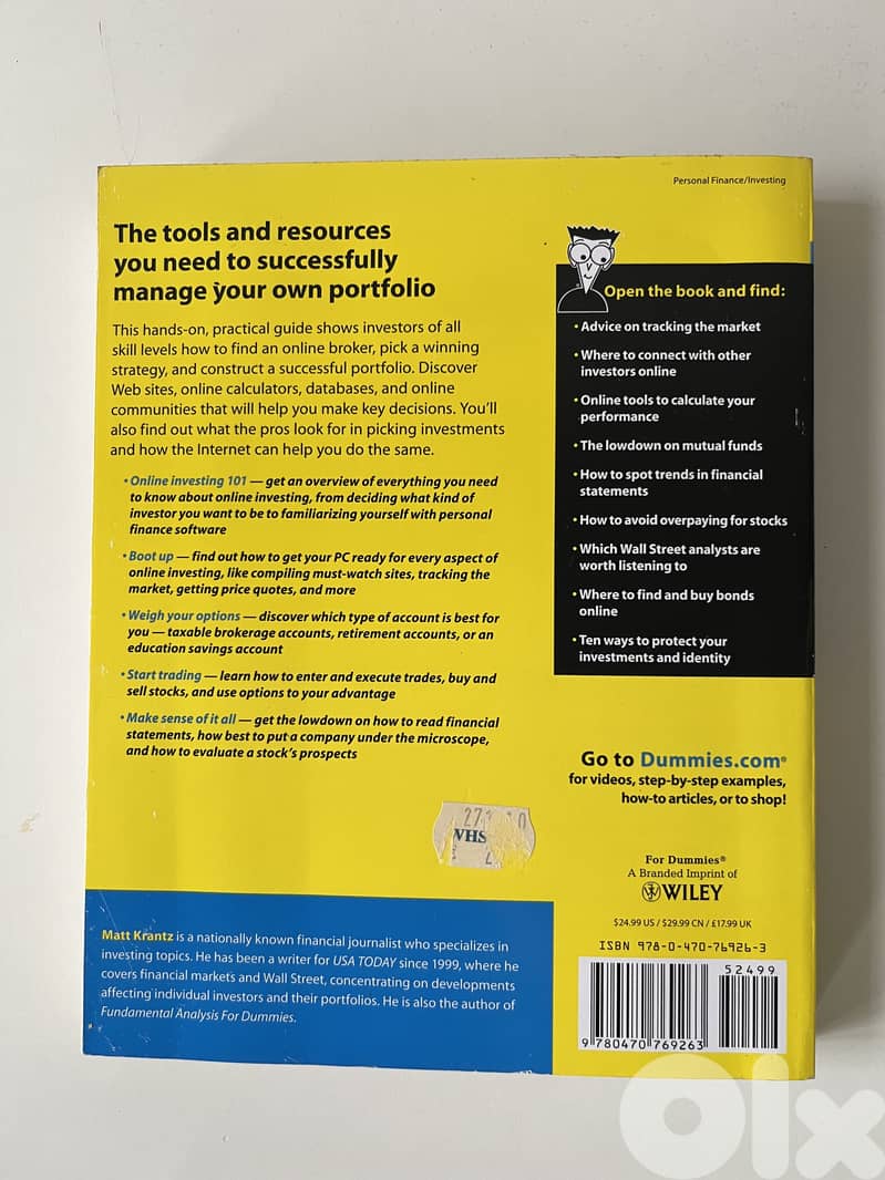 Investing online for Dummies / Matthew Krantz / 7th edition 1