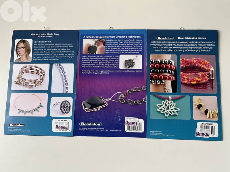 Bundle / 3 Beadalou / Memory Wire / WireWrapping / stringing Beads 1