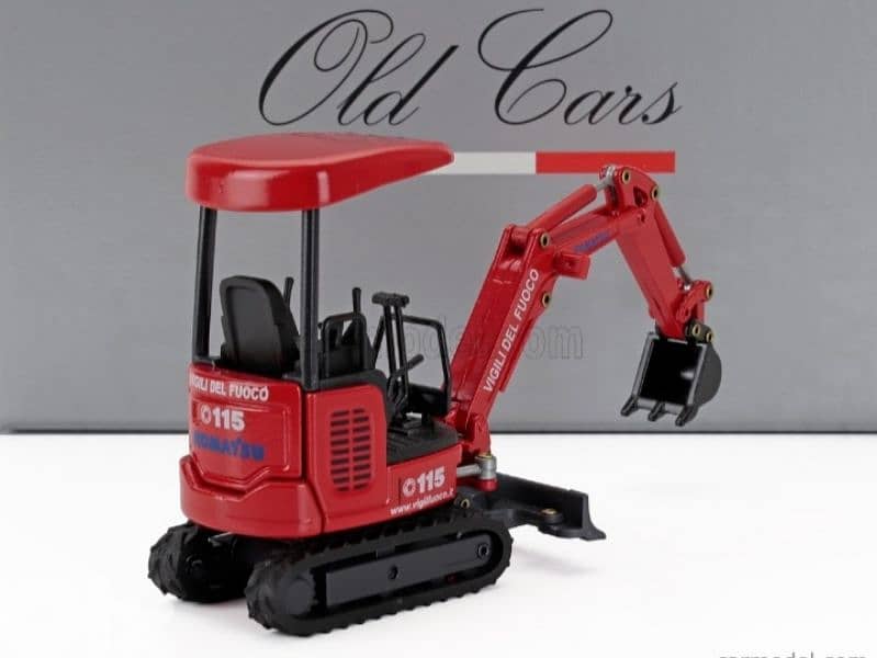 Komatsu Crane (Fire Department) diecast model 1;43. 4