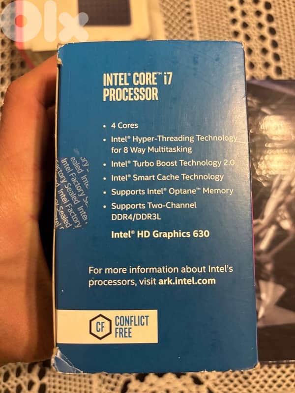 CPU i7 7th generation 1