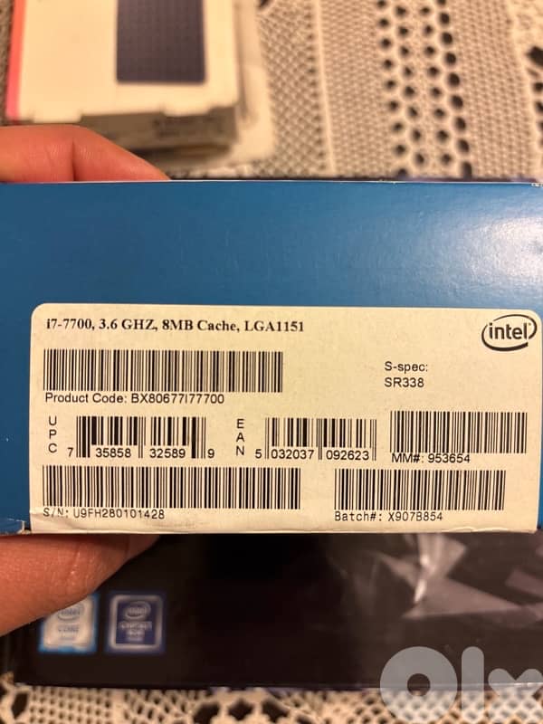 CPU i7 7th generation 2