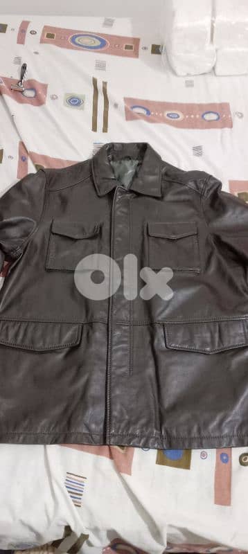 balmain Paris leather jacket for men's