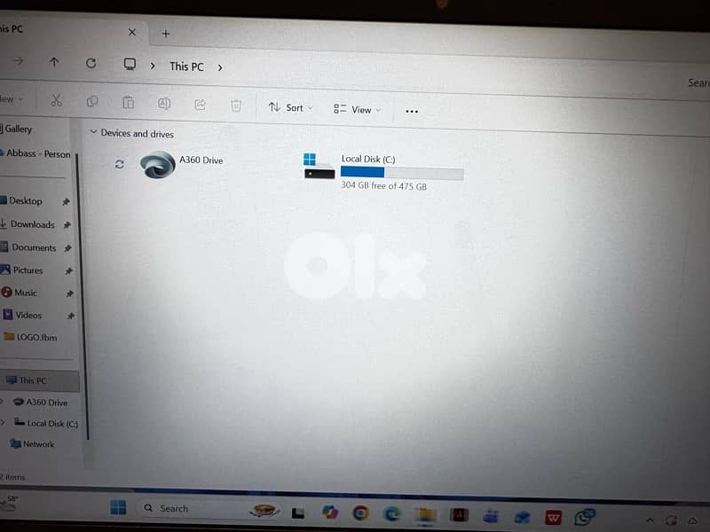 hp core i 5 860 v pro note book 7
