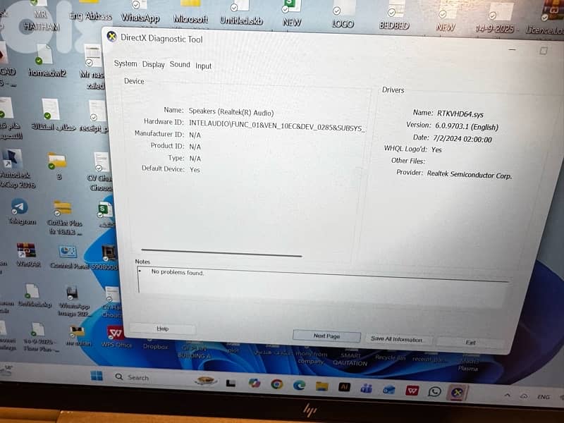 hp core i 5 860 v pro note book 10