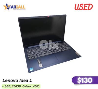 Lenovo Idea 1  8GB, 256GB, Celeron 4500