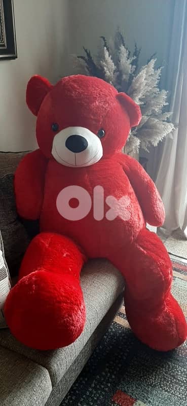 Red Teddy Bear For Valentine