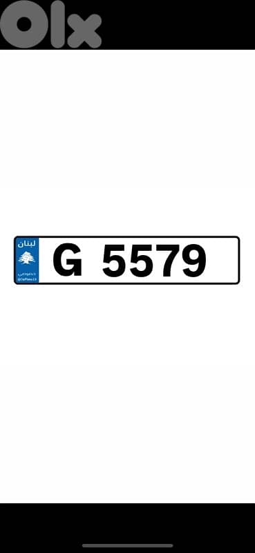 car plate number