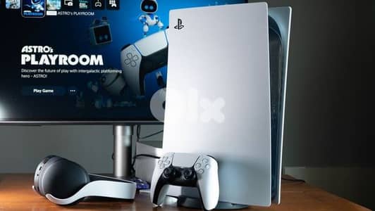 ps5 + gaming monitor setup console