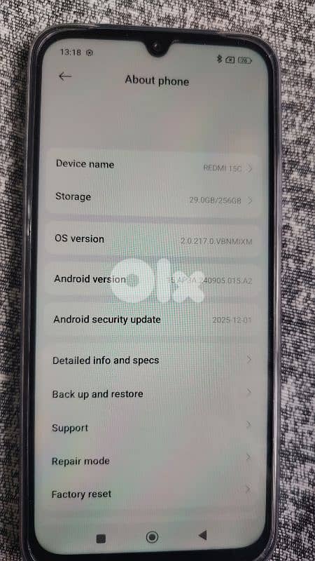 redmi 15c new not used 5