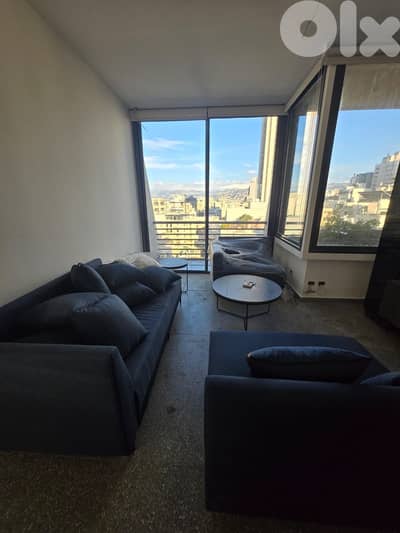 Achrafieh CARRE D’OR High-floor apartment|Furnished for sale #RB