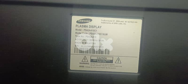 Samsung tv plasma 1