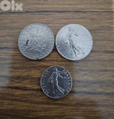 1 فرنك فرنسي سنة 1960