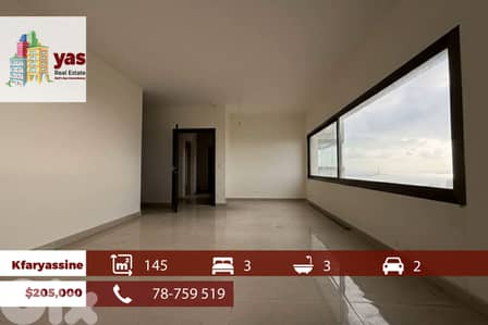 Kfaryassine 145m2 | Brand New | High End | Partial Sea View | EH/TO