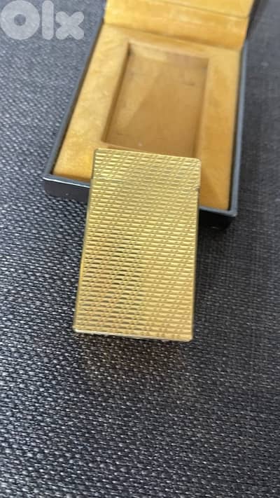 S. T. Dupont Ligne 1 – Diamond Head – Gold Plated (Original)
