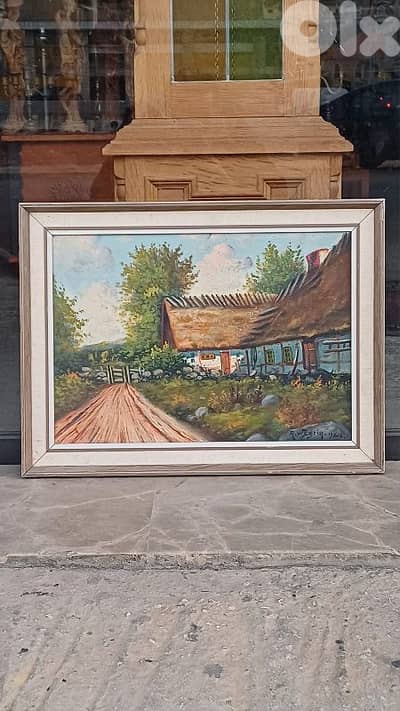 لوحة رسم زيتي اوروبية