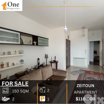 APARTMENT FOR SALE IN ZEITOUN KESEROUAN