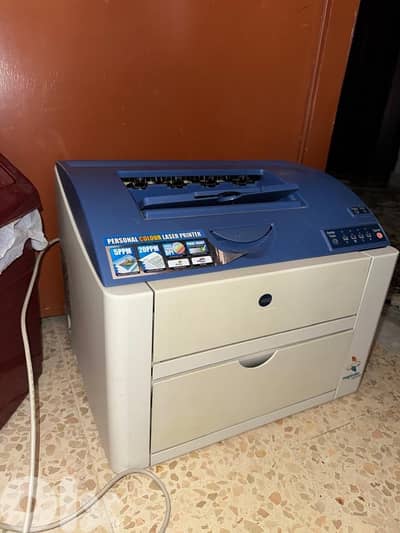 Konica Minolta Magicolor 2400W Color Printer – Works, Needs Toner
