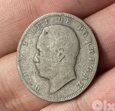 عملة ١٠ رايس برتغالي سنة ١٨٨٣ الملك لويس الاول