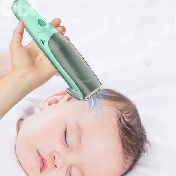 Quiet Baby Hair Clipper with Built-in Vacuum 4