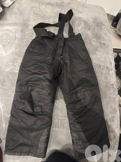 Snow suits overall and shoes